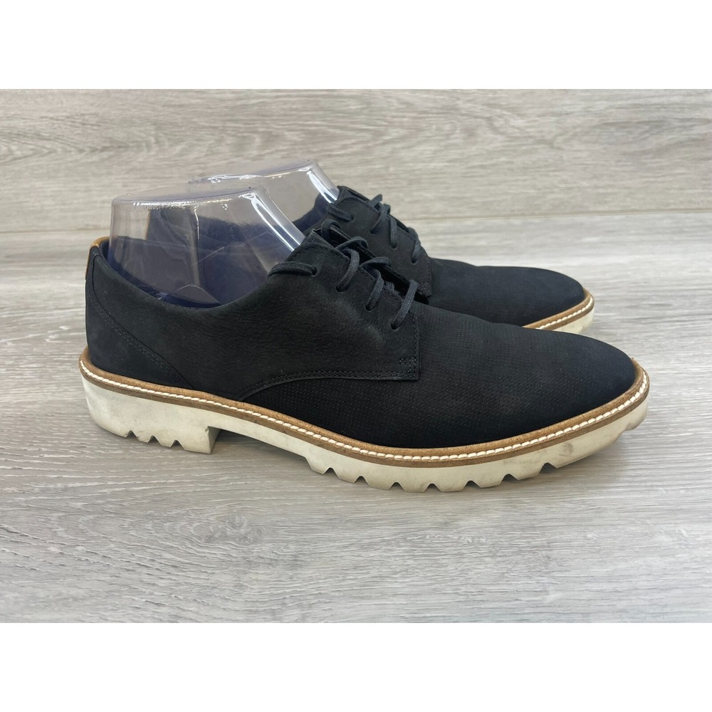 Ecco Modern Tailored‎ 27140359075 Women's US 8 Black Leather Oxford Dress Shoes